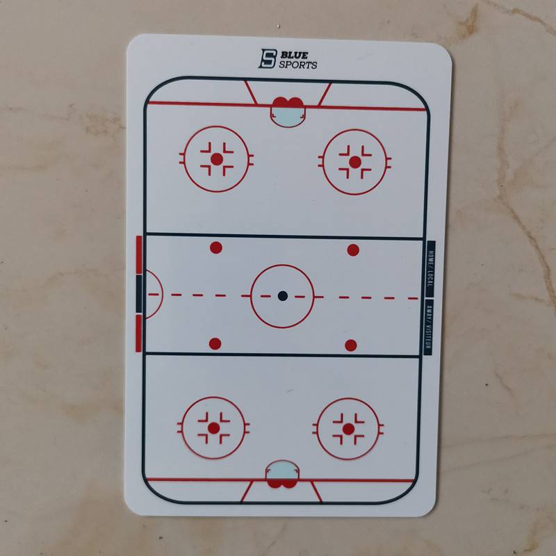 2021 Blue Sports ice hockey tactical board ice hockey coach explanation version of students teaching board ice hockey teaching