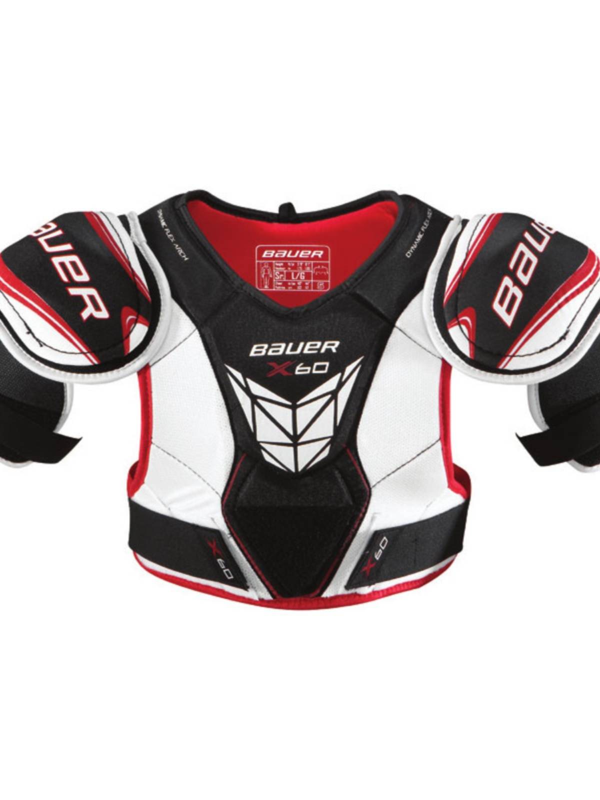BAUER/Ball x60 protective adolescent chest protection ice hockey protection hockey protective appliance