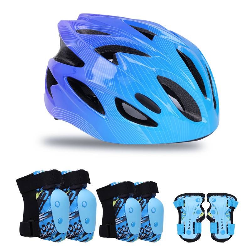 Professional Children's helmet guards roller skateboard helmet balancing car riding helmet color transformer sports knee -knee slide car