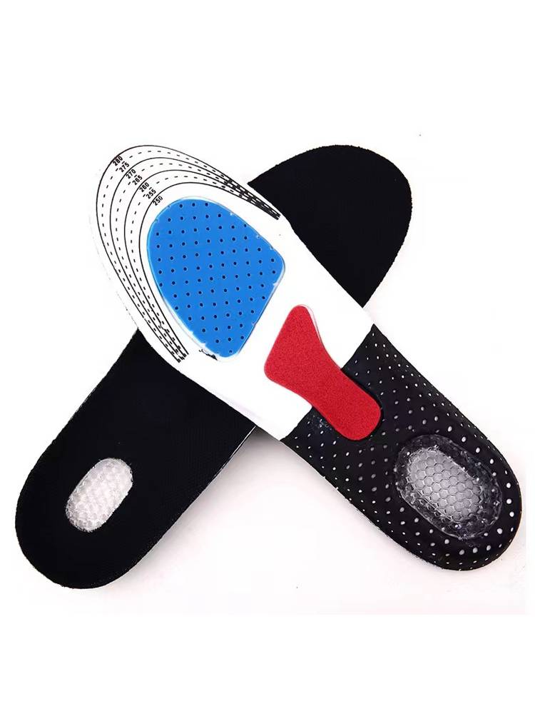 Ice sports insoles, shock absorption, comfortable sweat -absorbing children, men and women sports running training ice knife insole ice hockey equipment