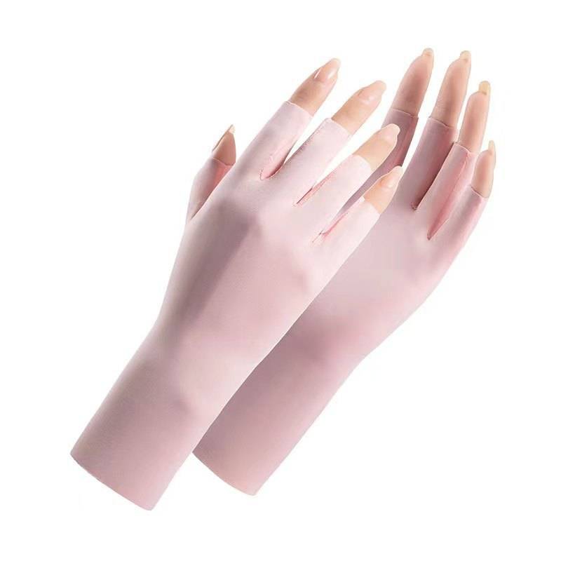 Half refers to ice silk style [pink]