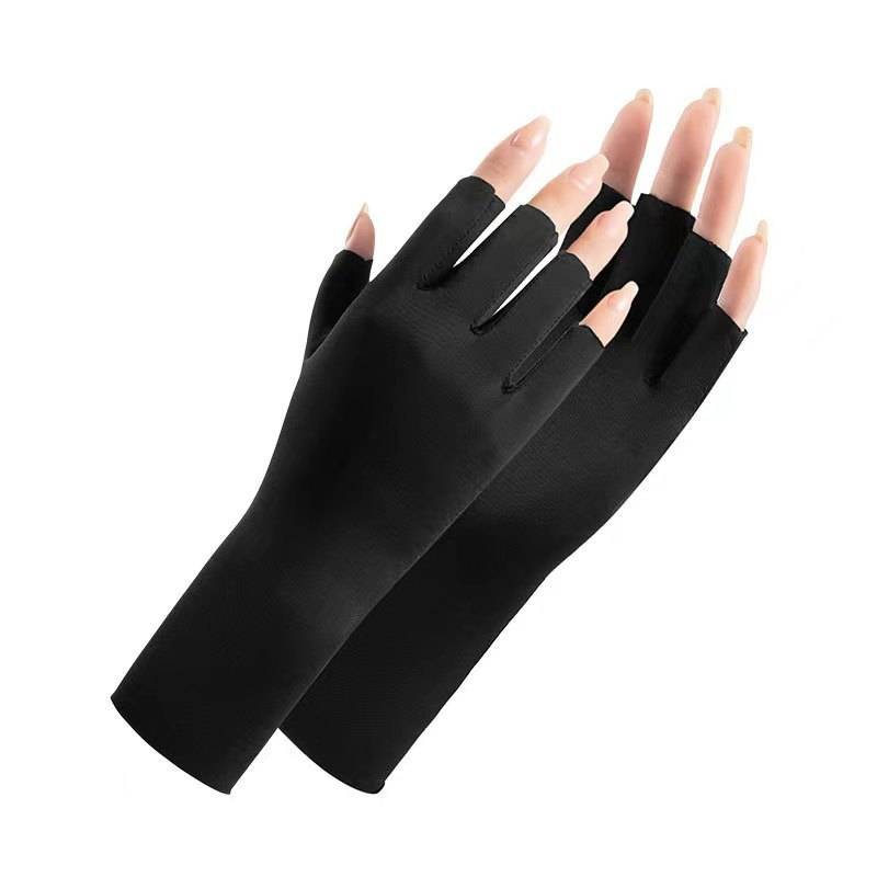 Half refers to ice silk style [black]