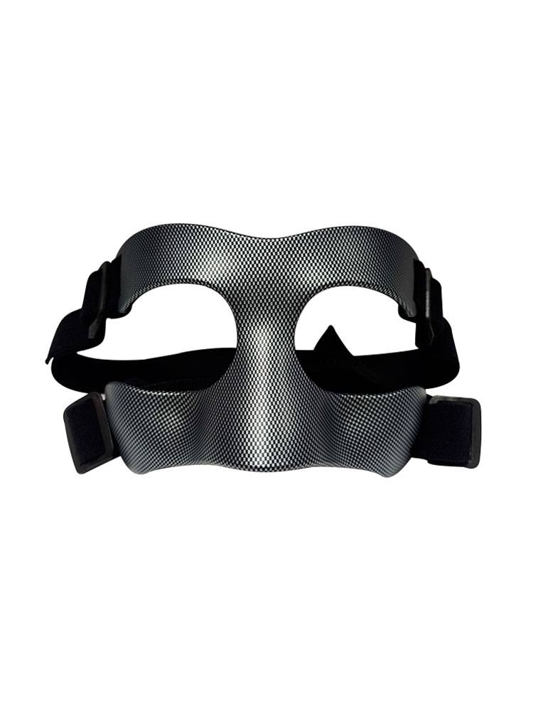 Basketball sports face protection mask black mesh pattern can adjust high -end football game nasal eyebrows and bone mask