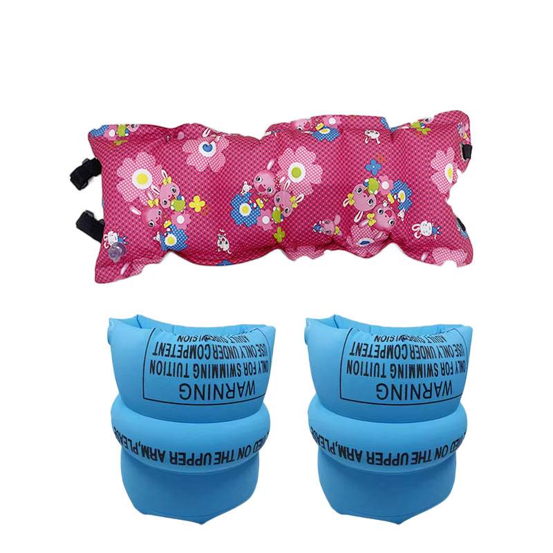 Swimming floating waist Children learn swimming inflatable floating band cartoon adult arm circle swimming back floating board auxiliary equipment