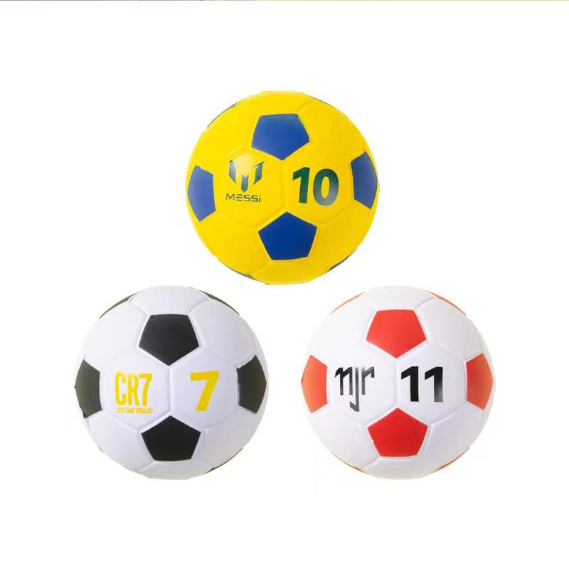 10cm solid bouncing jumper large ball elastic racket PU sponge hair bubble children's toys 10 cm 10 cm