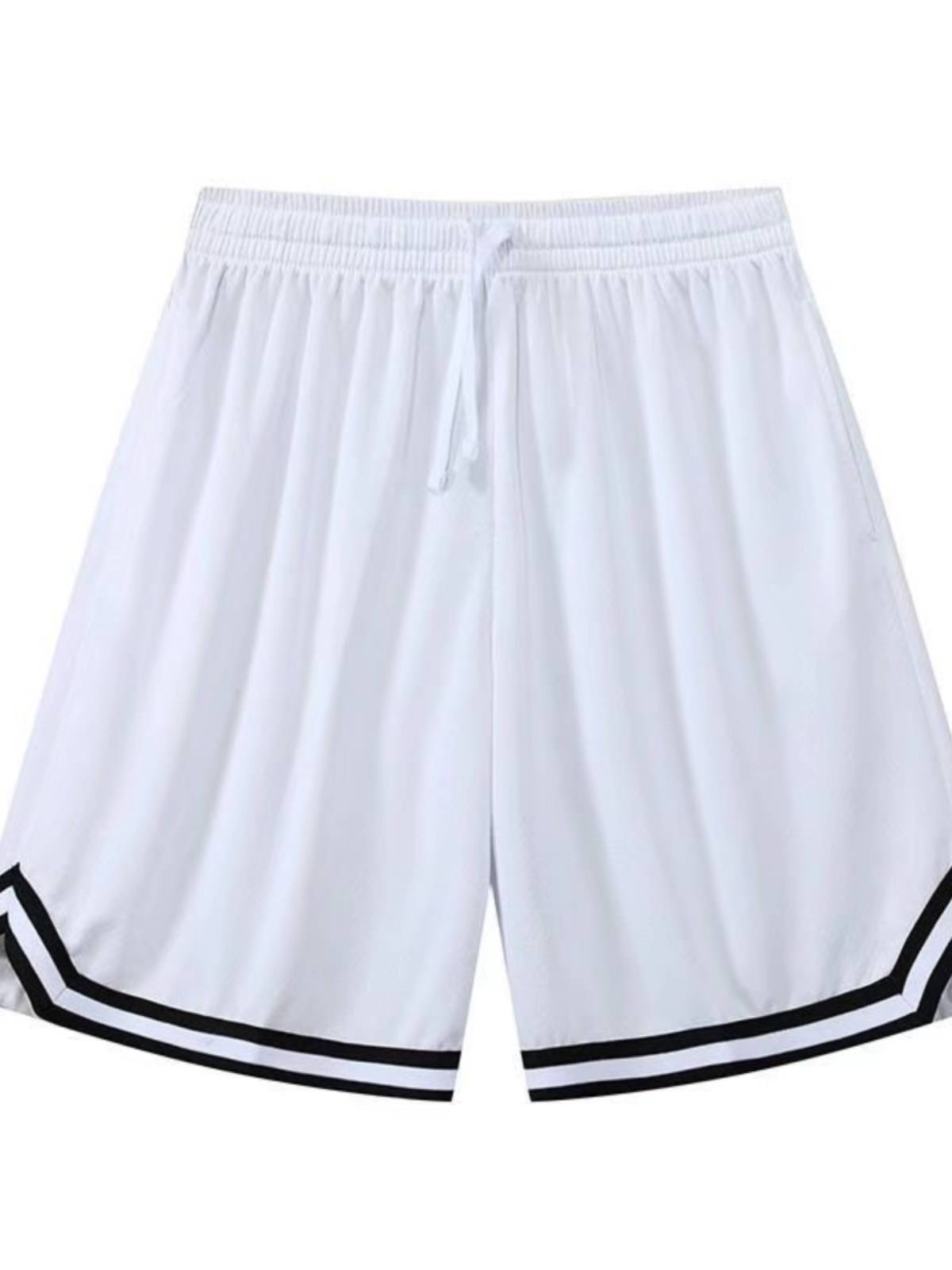 Basketball shorts Men's loose summer tide boys, boys fast -drying American men's ice silk casual pants pants pants