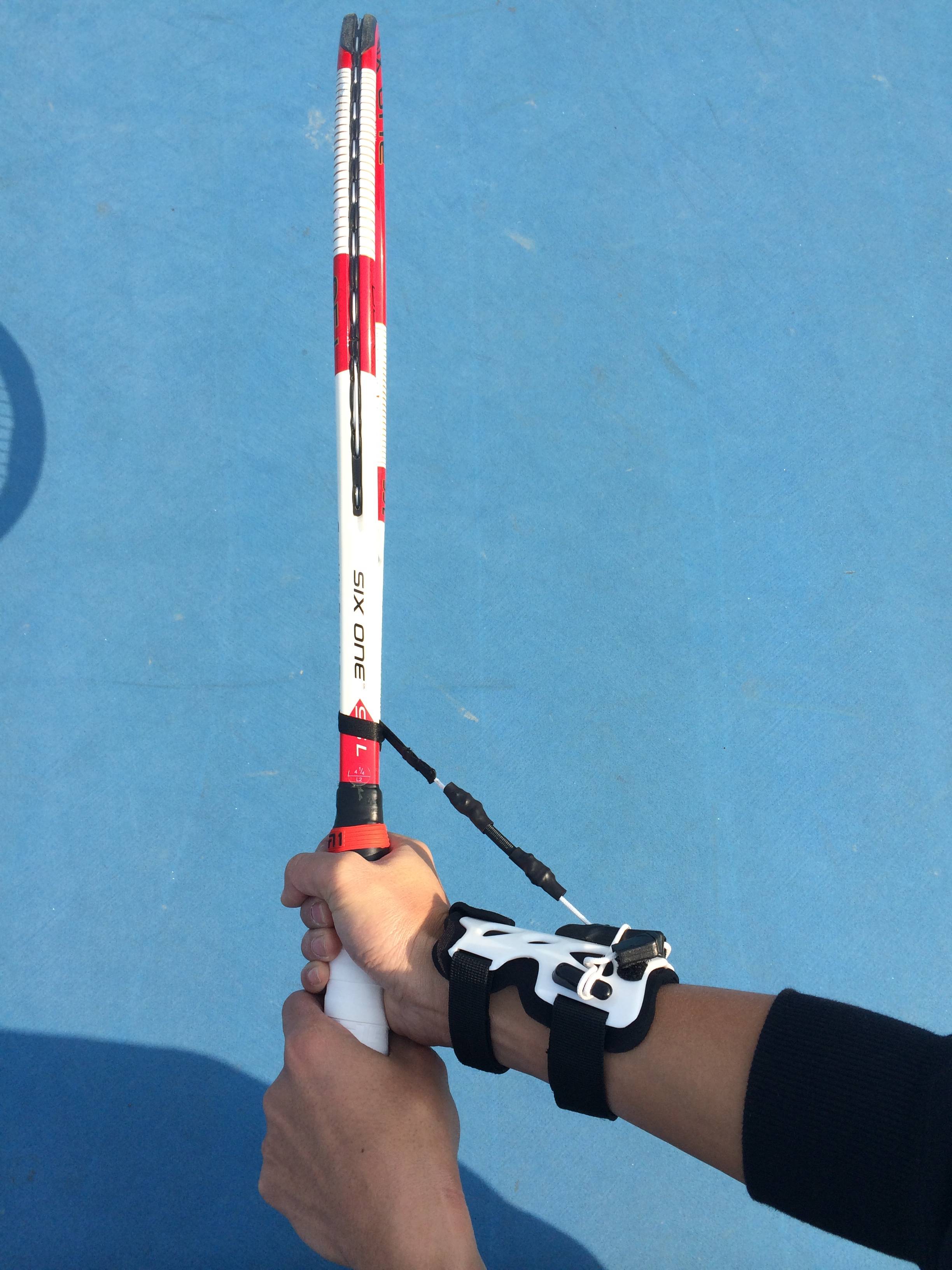 Tennis fastener trainer Single wrist fixing practitioner corrects errors to swing to shoot action children's tennis equipment
