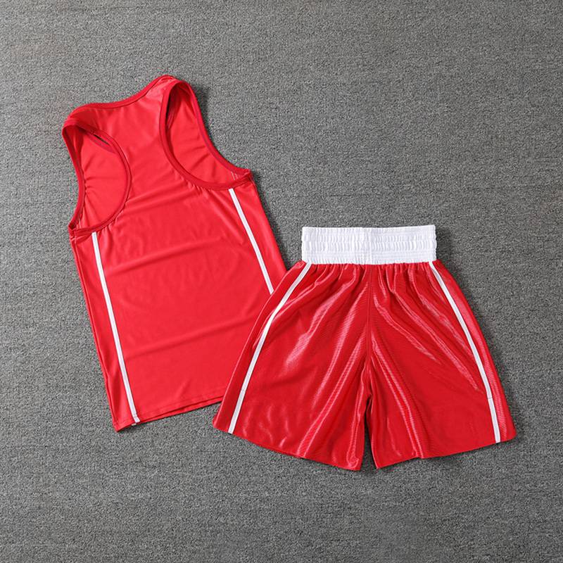 Children's boxing clothing combat Thai boxing scattering fighting professional training clothing male and female children's set shorts customization