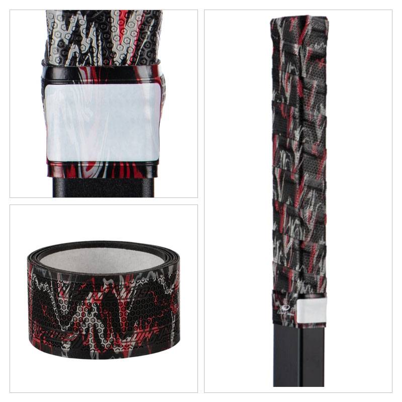 Black and red camouflage