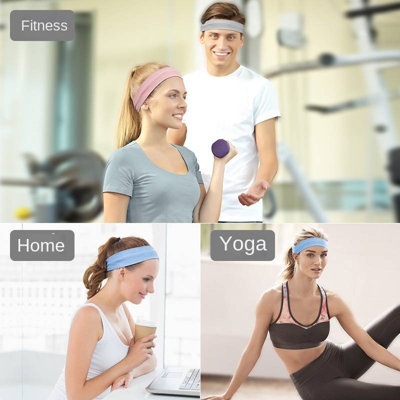 Wig hair band of non -slip belt anti -slip house dance COS fixed anti -sterilization silicone fitness yoga sports band