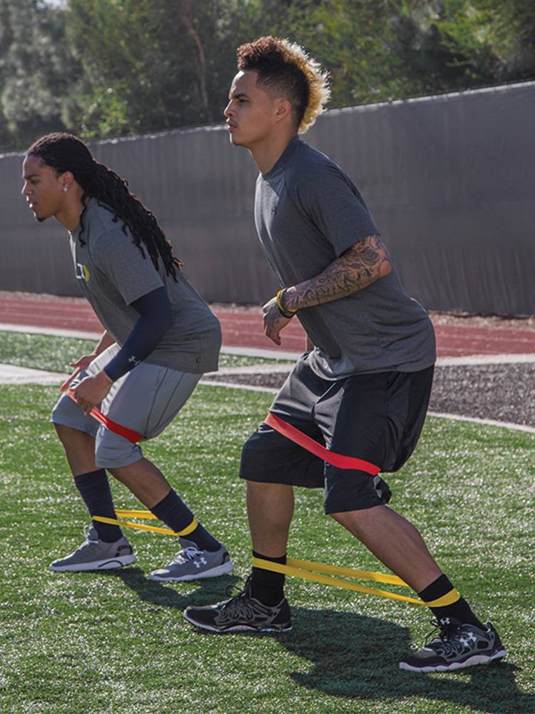 Soccer basketball, jab belts, core men and women training for resistance, pull rope backs, stretching