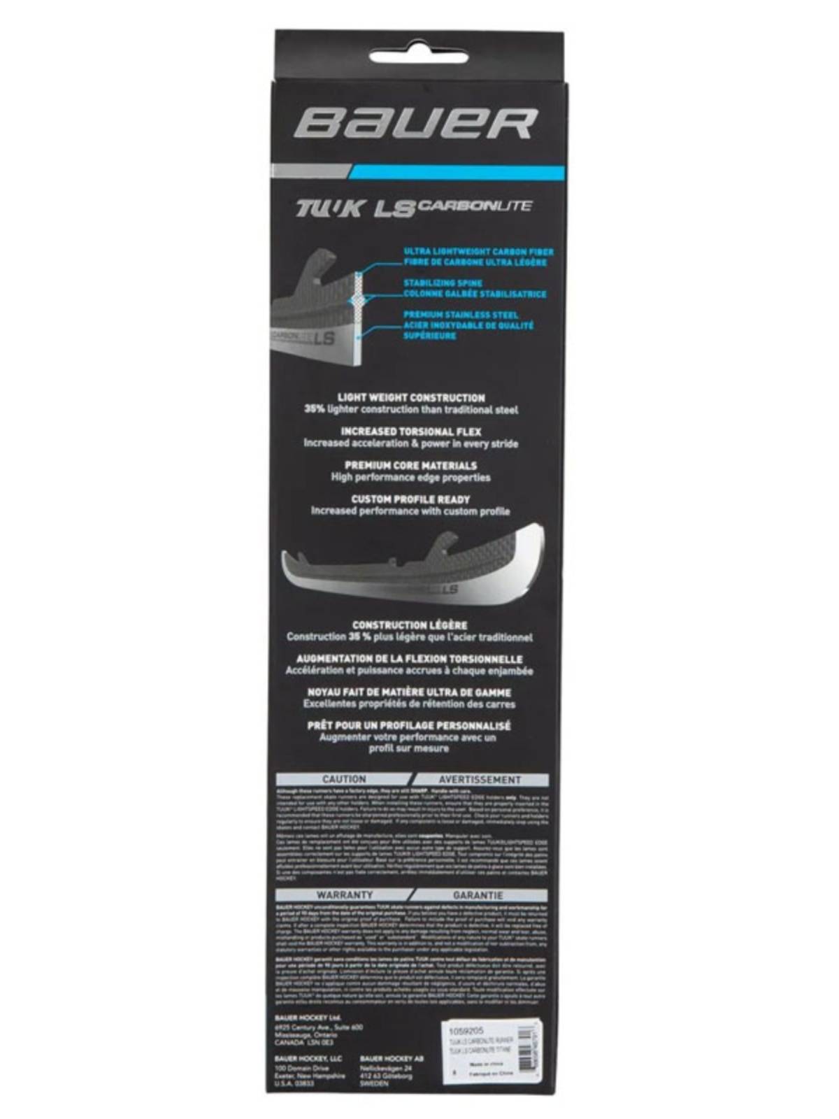 Bauer Ball Tuuk LS Carbonlite Hyperlite Hyperlite Ice Hockey Steel Steel Steel Ice Blade