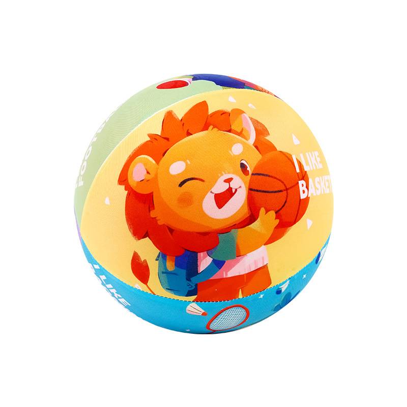 The third -generation cloth set quiet basketball No. 7 ball 5 children's indoor sports silent training shooting ball toys will not drop the residue