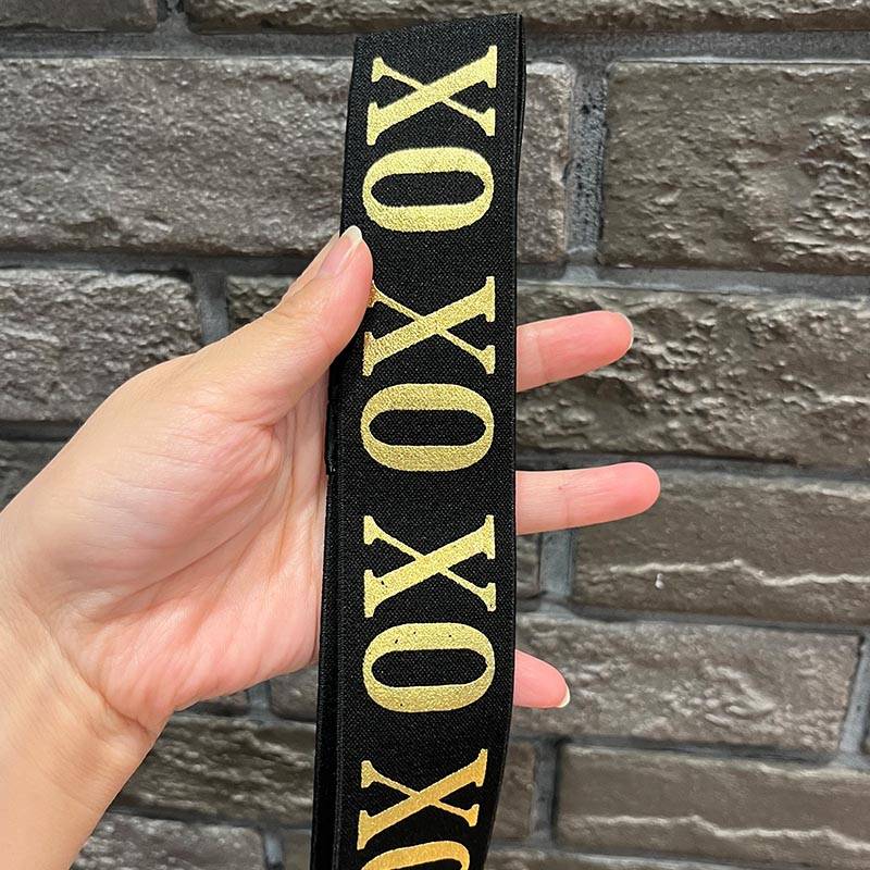 Xoxo hair band-golden color