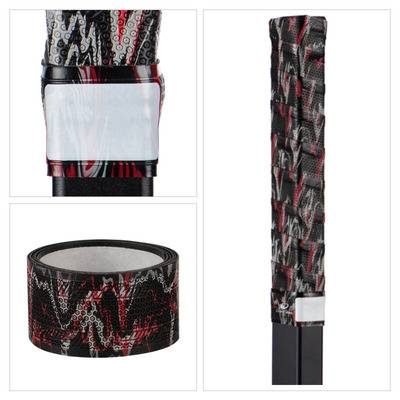 Black and red camouflage
