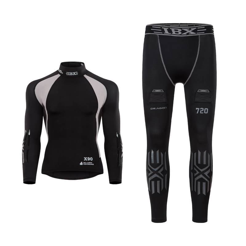 Special offer clearance IBX children's ice -hockey -dried dry trousers high -neck dry clothes with neck and crotch pants with magic stickers anti -slip