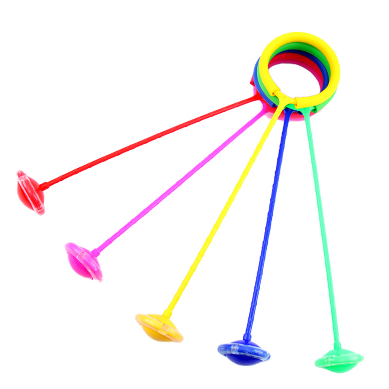 Foot ring jumping ball Children's kindergarten fitness sports balance equipment night light flash jump music bouncing toys
