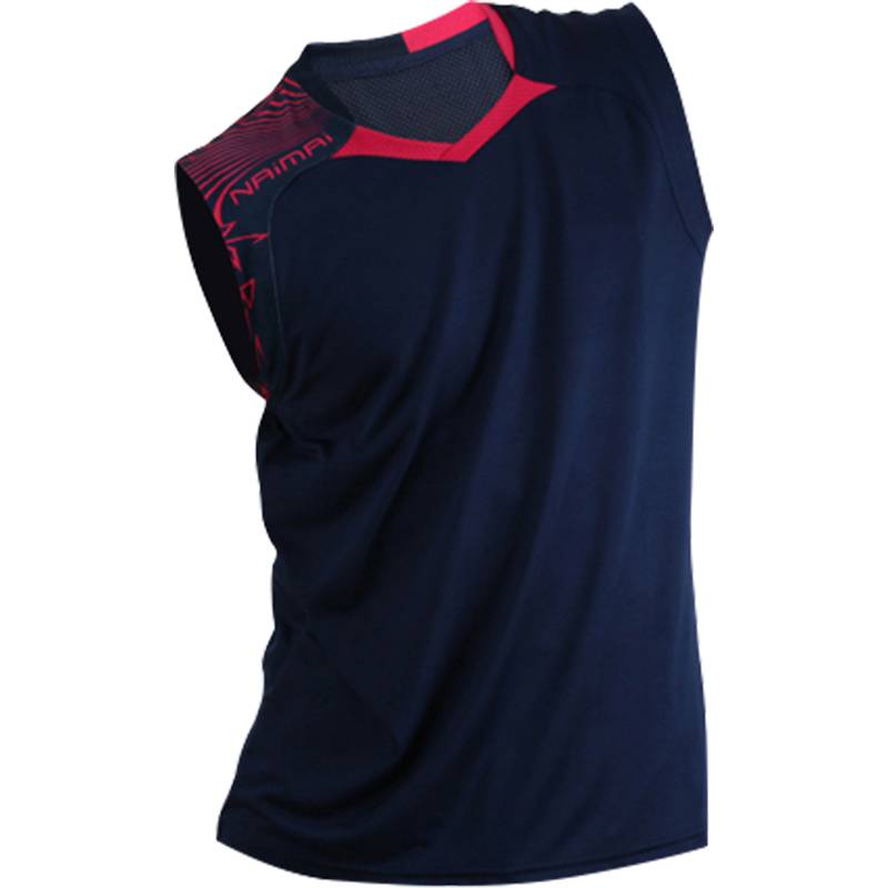 Sleeveless badminton clothing men and women vest fast dry professional sports gas exhaust ping -ping tennis team custom printing clothes