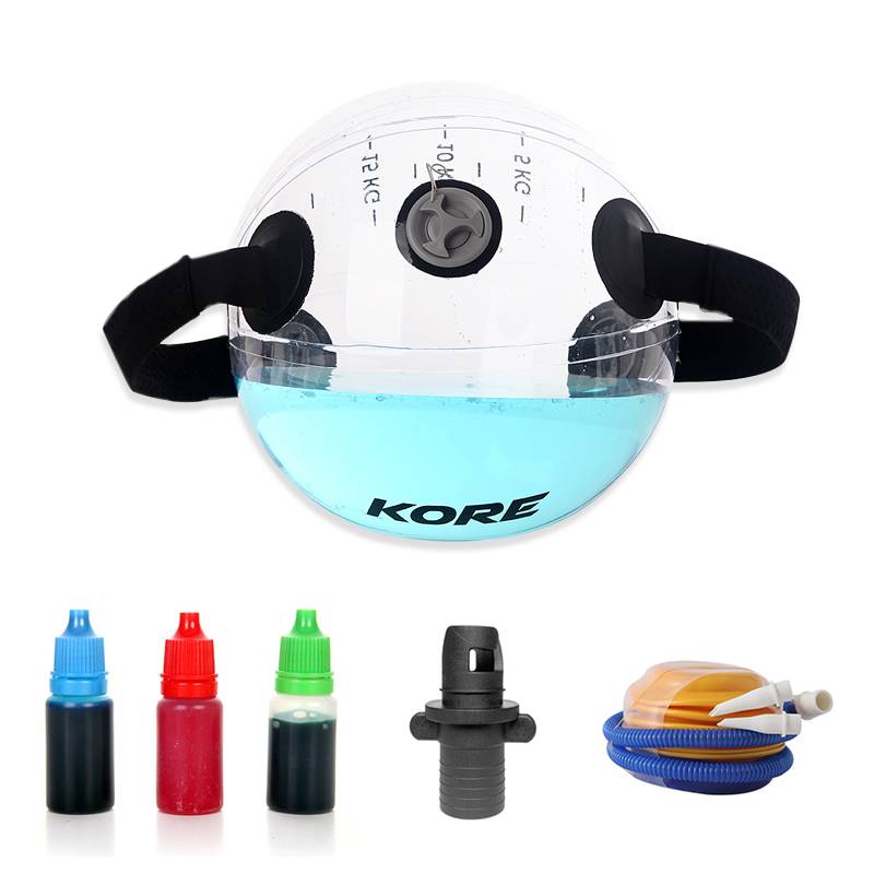 Fitness water ball transparent inflatable water bottle ball -shaped load -shaped water bottle with hand, fitness, shaping inflatable irrigation