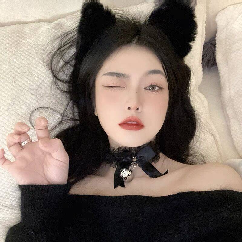 Black (head hoop+collar) high -quality big bell