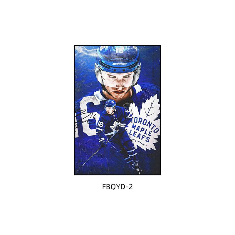Ice Hockey Poster Hitting Painting Pictures Competitive Ski Club Decoration Painting Ice Cricket Skating Training Museum mural