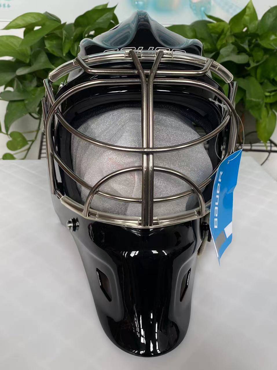 Bauer Baoer ice hockey goalkeeper helmet NME One youth adult goalkeeper competition class cat eyelid helmet