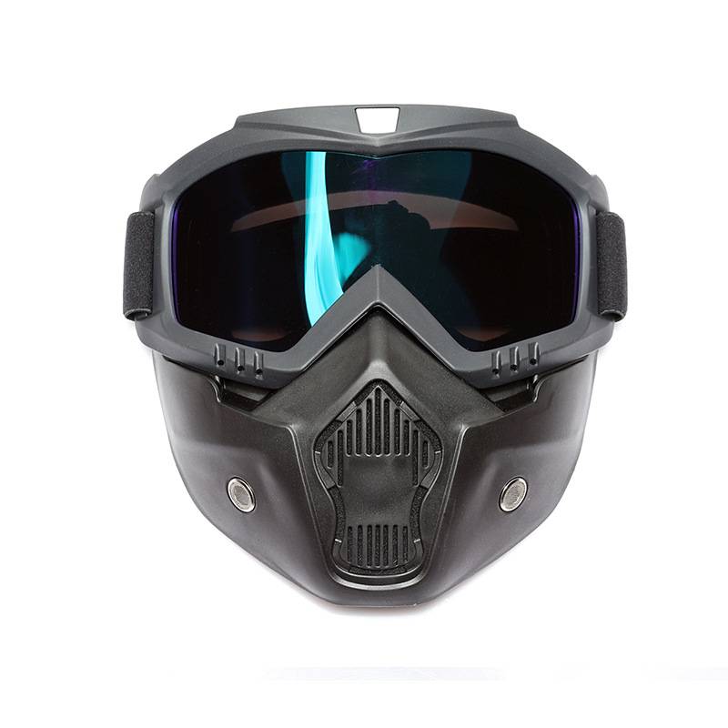 Tactical mask guard face cover full face anti -impact mirror mirror outdoor anti -mirror riding Harley glasses mask
