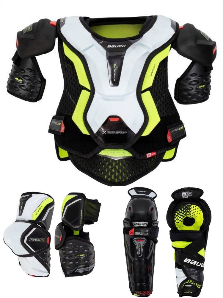 22 years of new bauer hyperlite ice hockey anti -pants, Ball Hockey protective gloves gloves, elite buttocks