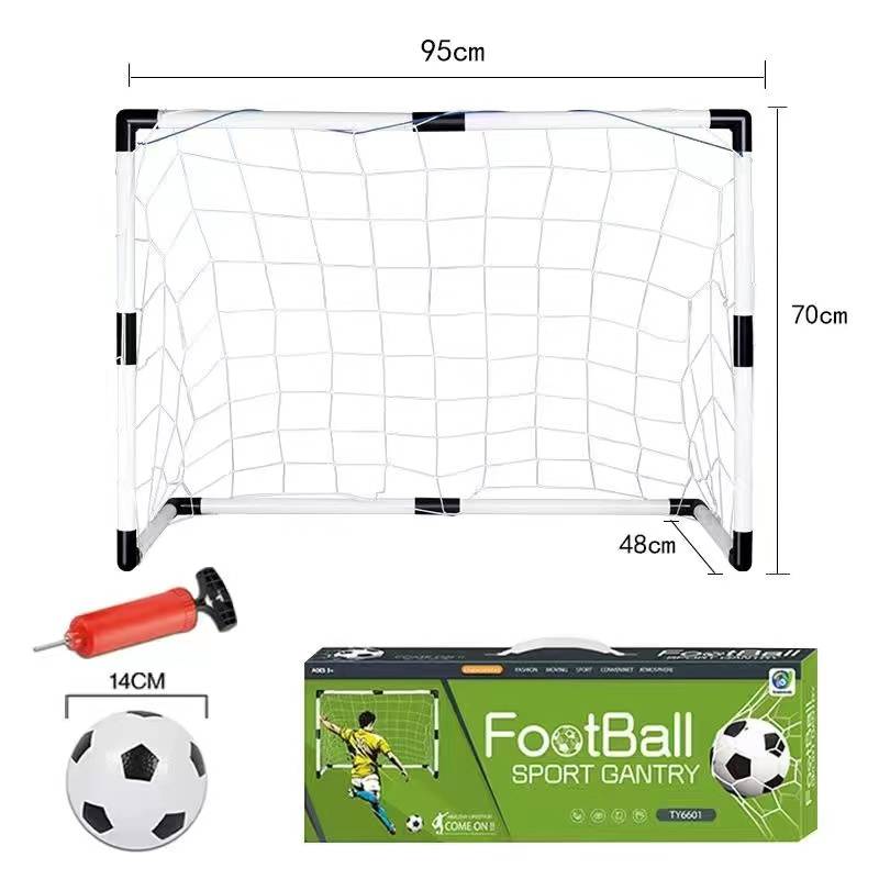 95cm small football goal frame+2 football air tube