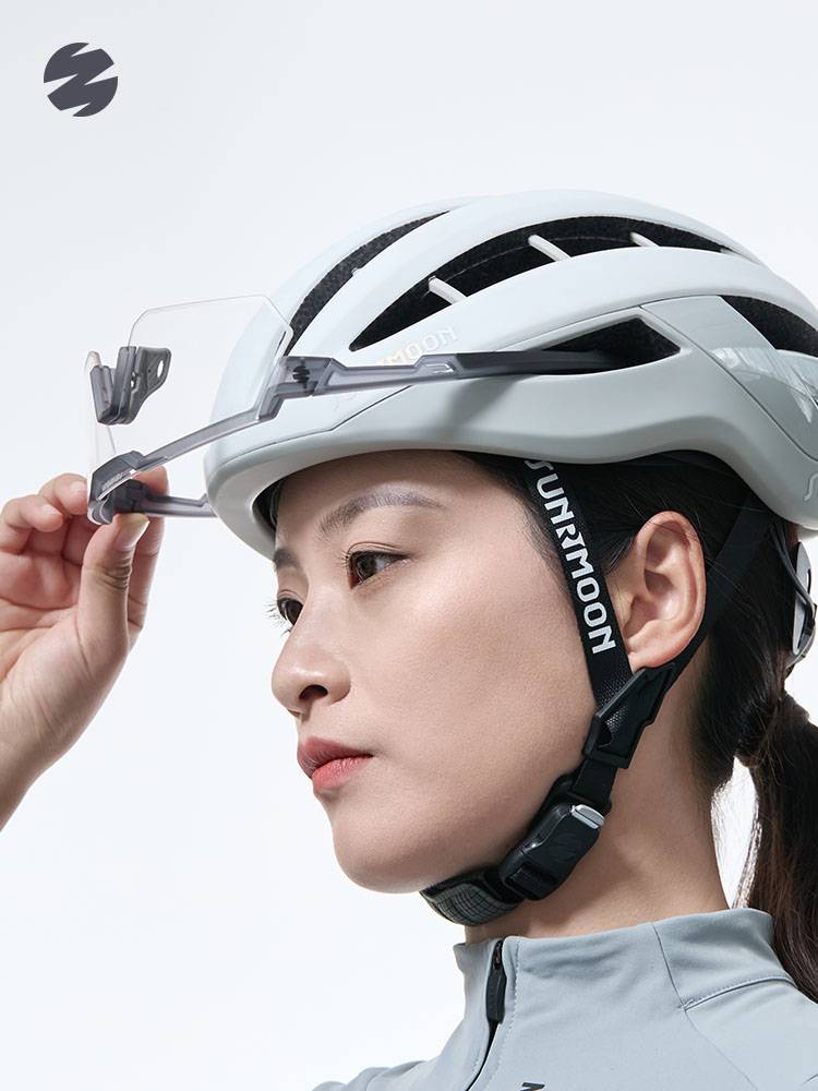 Sunrimoon Mori Meng Bicycle Riding Glasses Change Discolory Women's Men's Highway Lighting Mirror