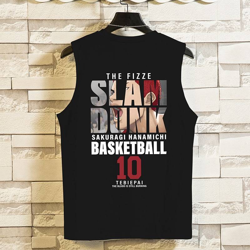 Ice Scene Speed Sports Sleeveless Vest Men's Summer 2024 New Basketball Fitness Cold Shoulder T -shirts Loose and thin tide