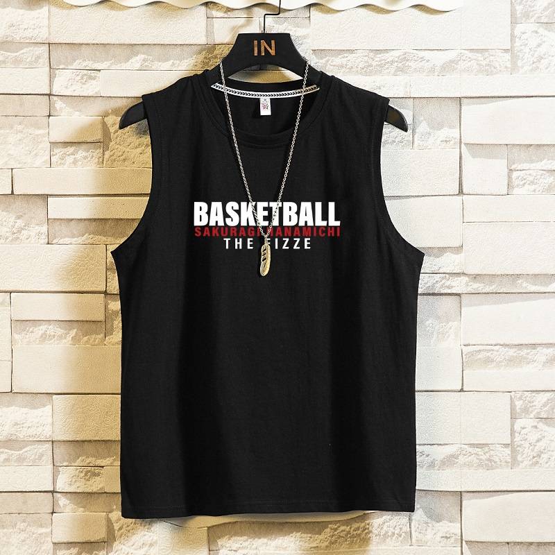 Ice Scene Speed Sports Sleeveless Vest Men's Summer 2024 New Basketball Fitness Cold Shoulder T -shirts Loose and thin tide