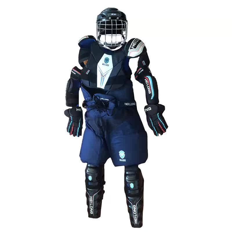 Black Dragon hockey gear, full of child and adolescent pucks, chest-legged anti-default gloves