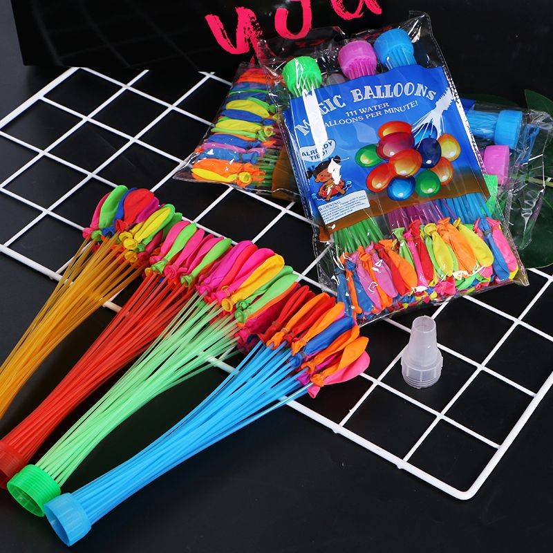 Fighting Water Battle Water Balloon Children's Toys Water Pills Flowing Water Balloon Supplement Pack Auto Tie Douyin Same