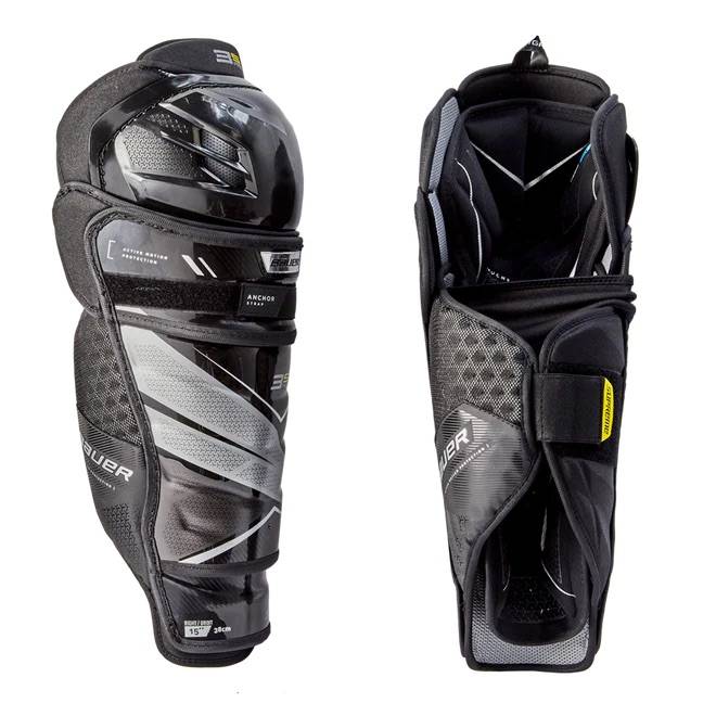 Bauer 3S PRO ice hockey, chest protection, elbow and legs, young adult ice hockey training competition elite protective gear