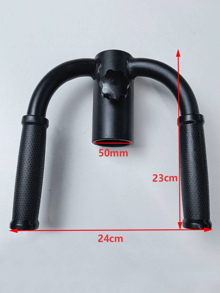 Barbell pole fitness training T bar stiff holding hand -hip -hip squat backbone boat rowing auxiliary cannon barrel floor mine rack