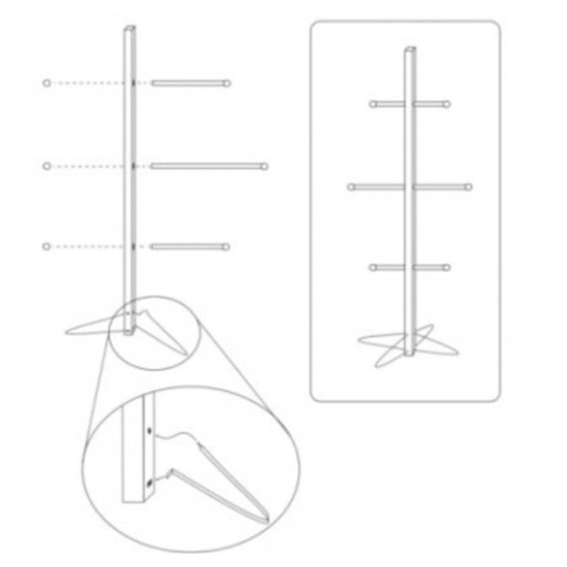 Ice hockey guards drying the bracket protective gear Equipment, stored shelf multifunctional gloves portable protective gear storage display shelf
