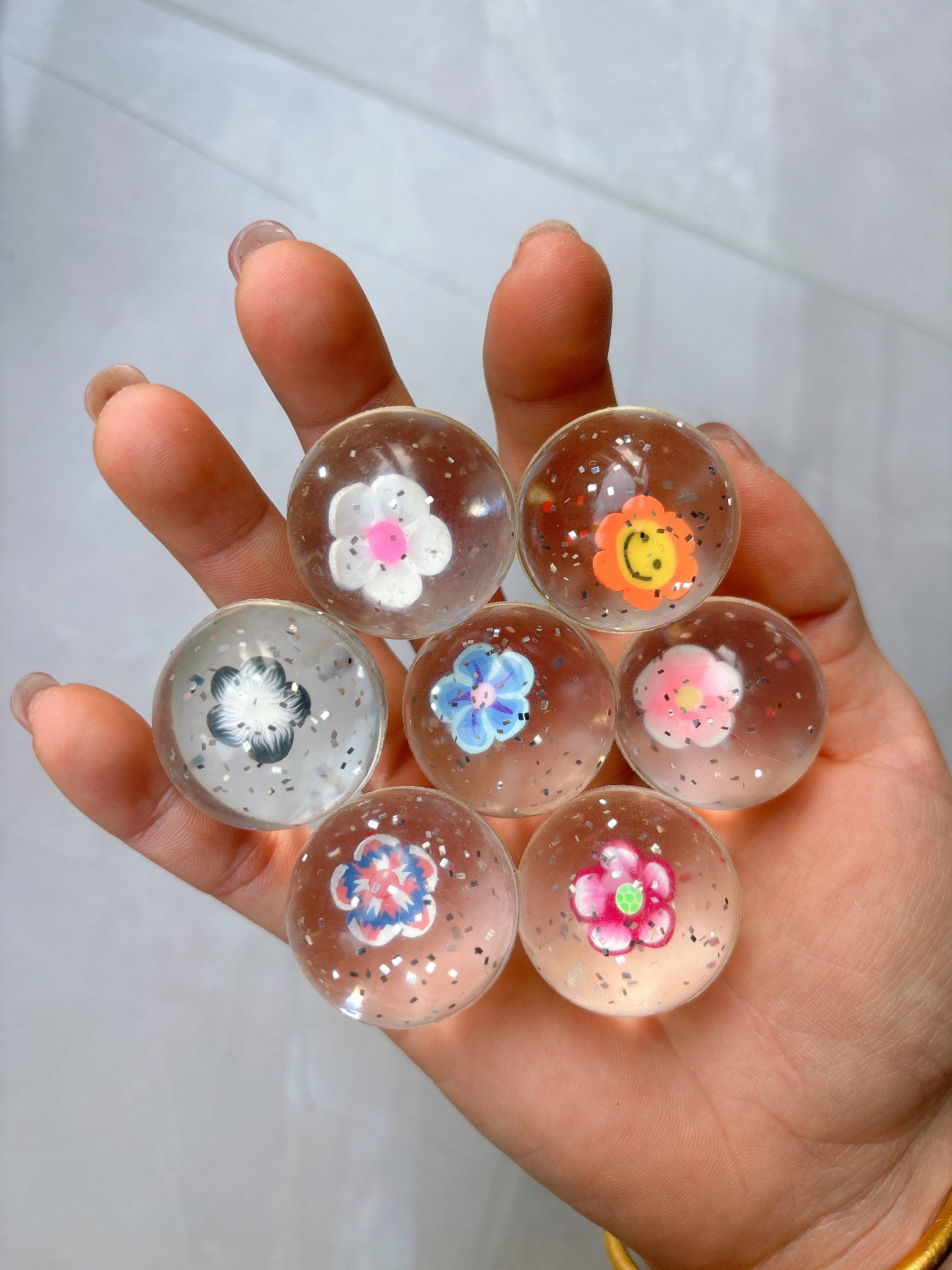 10 transparent flowers No. 32 (diameter 3㎝)
