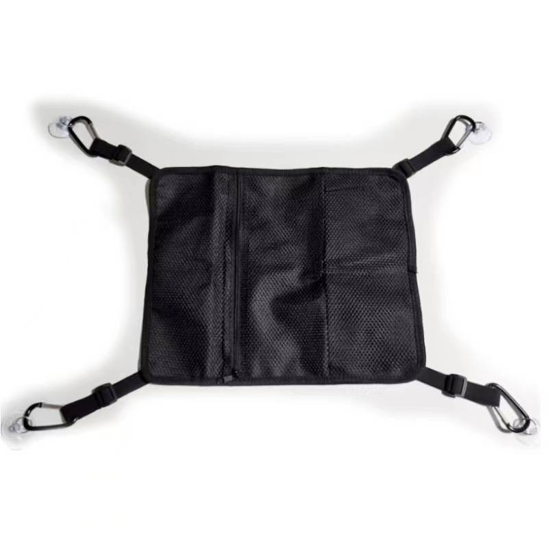 Black net bag + mountain buckle + suction cup