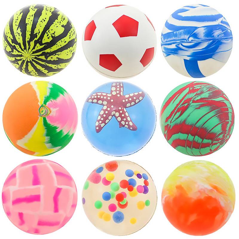 Plastic ball high elastic rubber player ball toy children toys, baby babies jumping ball basketball playball ball ball small leather ball