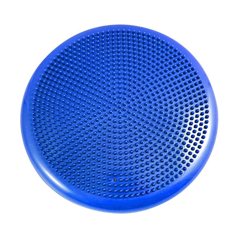 Yoga inflatable cushion balance cushion, rehabilitation training children's balanced disk semi -circular beginner massage ball ankle