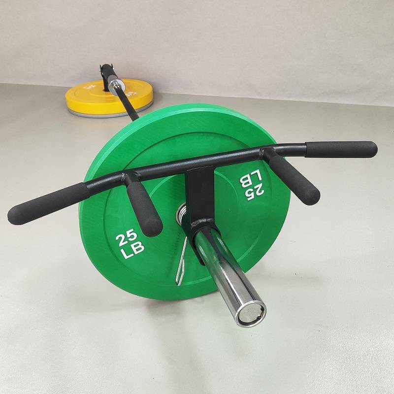 T bar stiff grip handle handle handlebar pole hip -to -back, hip -to -back rowing auxiliary cannon barrel floor mine rack training handle