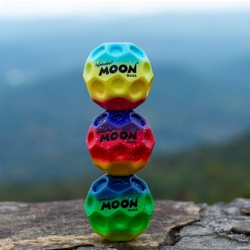 Waboba Outdoor Sports Camping Moon Ball Flying Moon Stone Rainbow High Plastic Ball Adult Children's Toy