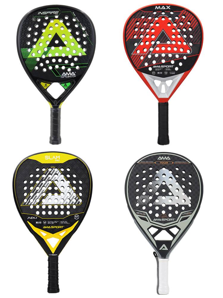 New Amei Cage Tennis Tennis racket carbon fiber professional training men and women single shoot padel cricket racket