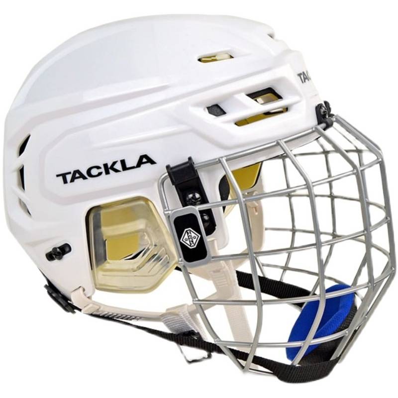 TACKLA professional ice hockey helmet roller sliding ball helmet drought ice hockey belt mask adult children's helmet hat