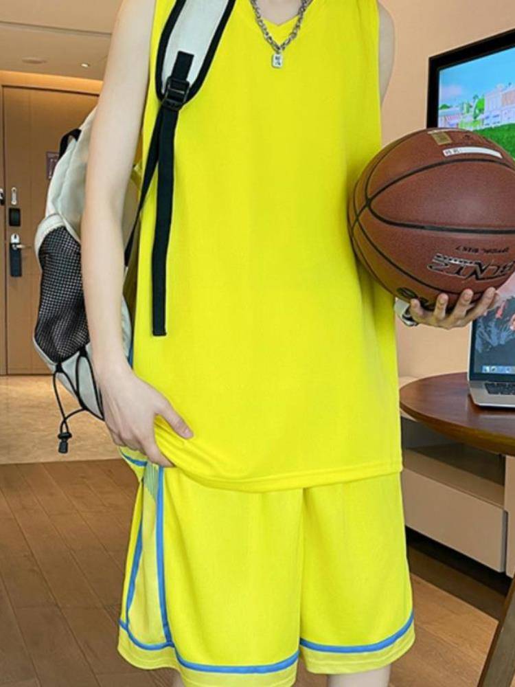 Genuine Jordan sportswear men's suit basketball uniforms summer youth tide brand ice silk fast dry sleeveless vest shorts