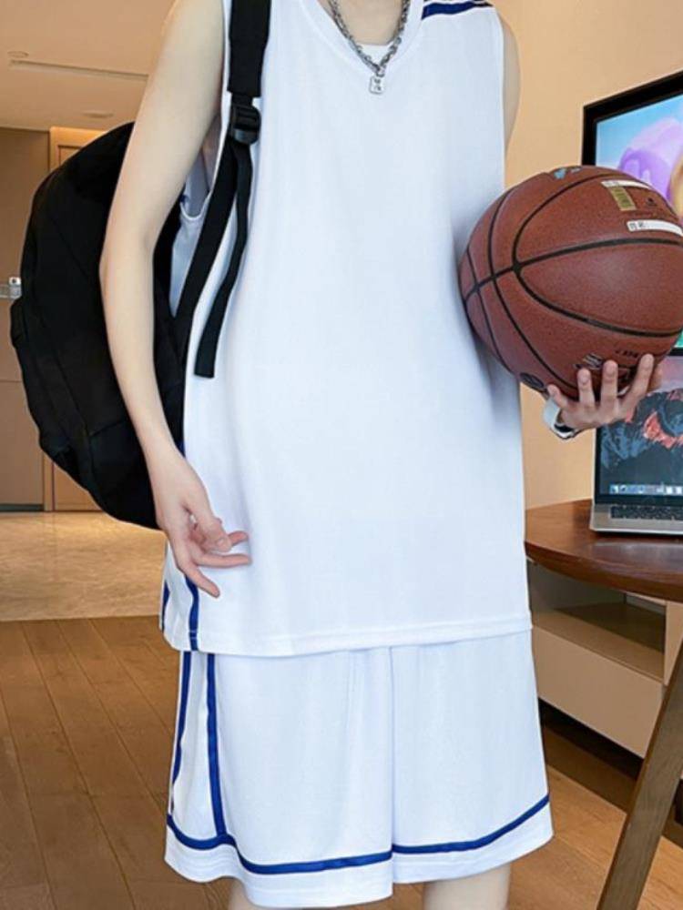Genuine Jordan sportswear men's suit basketball uniforms summer youth tide brand ice silk fast dry sleeveless vest shorts