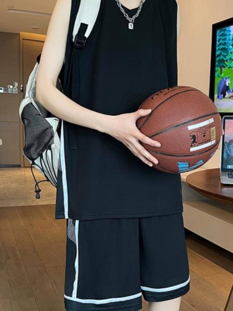 Genuine Jordan sportswear men's suit basketball uniforms summer youth tide brand ice silk fast dry sleeveless vest shorts