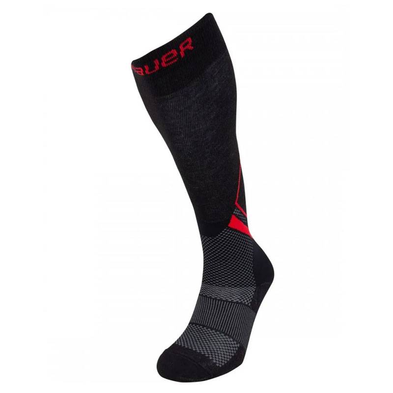 New BAUER senior high -end ice hockey speed dry sock socks, dried fast removal of odor anti -bacterial comfort skating stockings