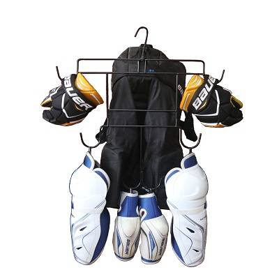 Ice hockey protective shelf drying rack hook drying rack custom HOCKEY protective gear multifunctional iron frame protective gear drying rack